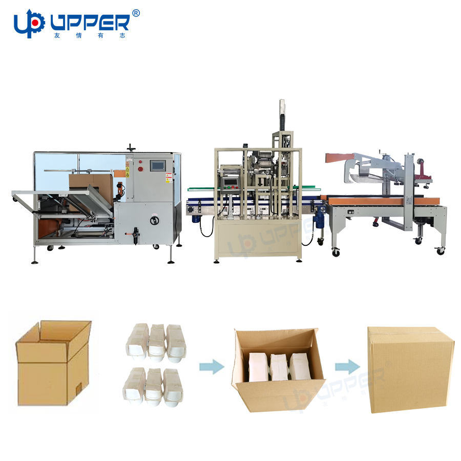 Multifunctional Instant Noodle Bag Small Cake Biscuit Surface Packing Box Carton Packing Sealing Box Automatic Packing Machinery Line