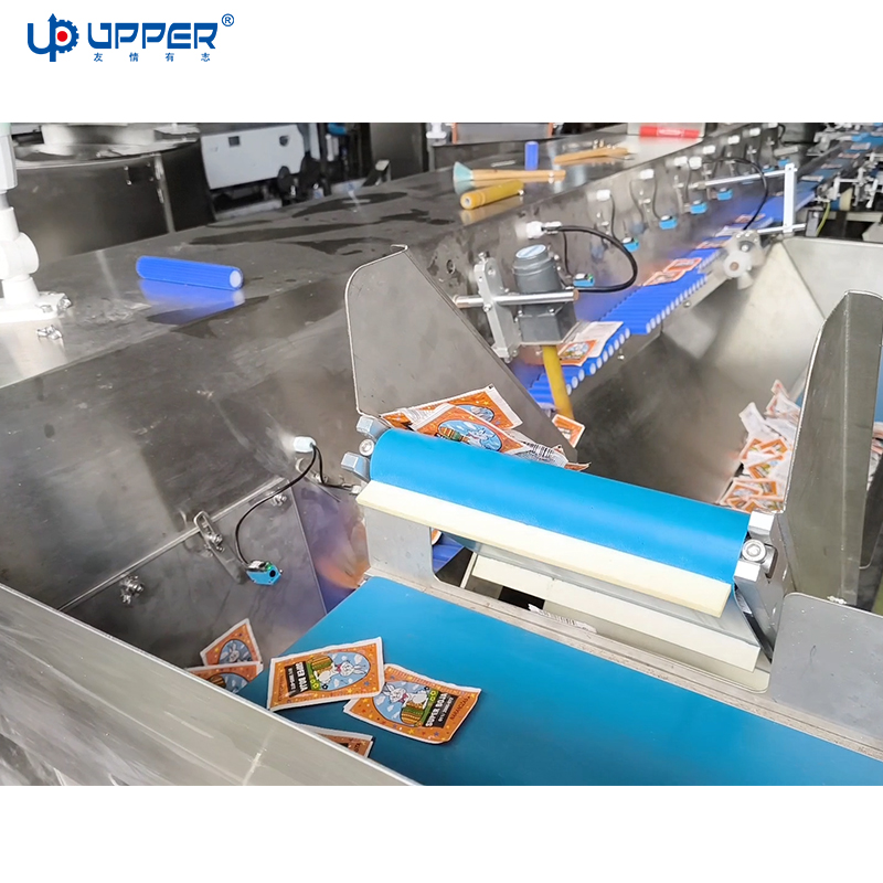 Small Disorder Sachet Pouch Sorting Counting Packing Collection Machine