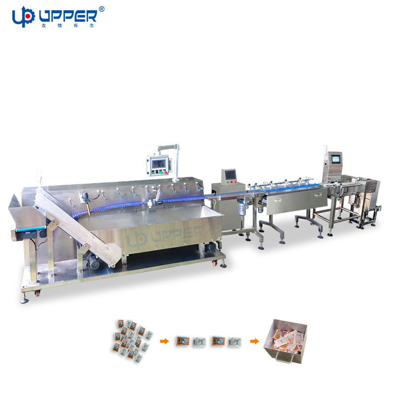 Small Disorder Sachet Pouch Sorting Counting Packing Collection Machine