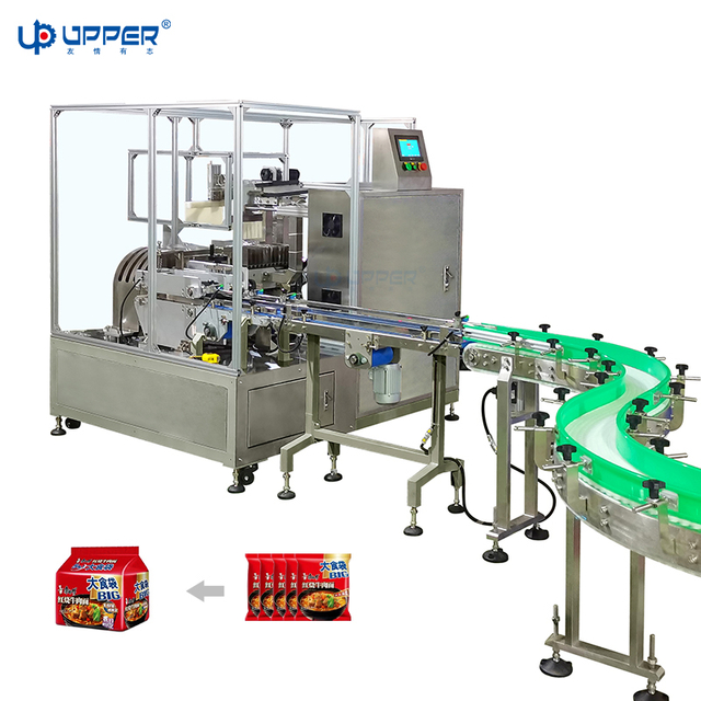 Full Automatic Instant Noodle Primary & Secondary Packaging Machine Whole Metal Detector Pouch Dispenser for Packaging Line