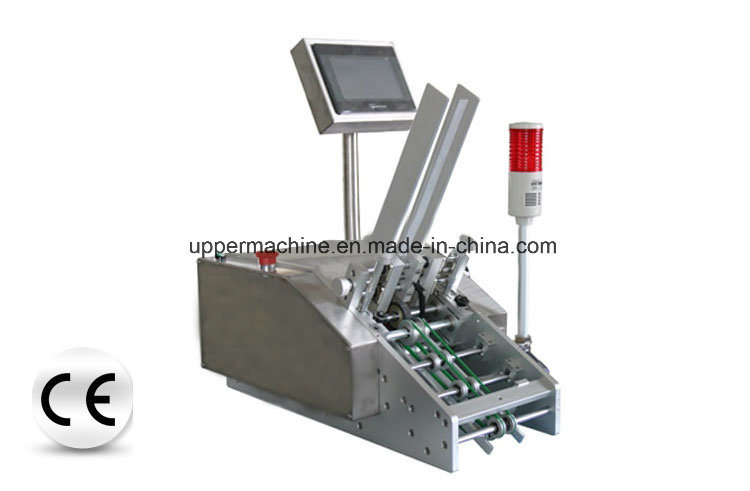 Automatic Card Sender Machine Cooperation Work with The Packing Machine