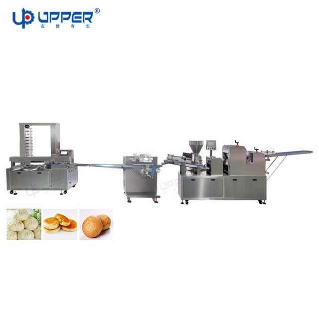Toast Bun Bread Molding Cutting Automatic Aligning Machine with Dough Mixer Roller Oven Device
