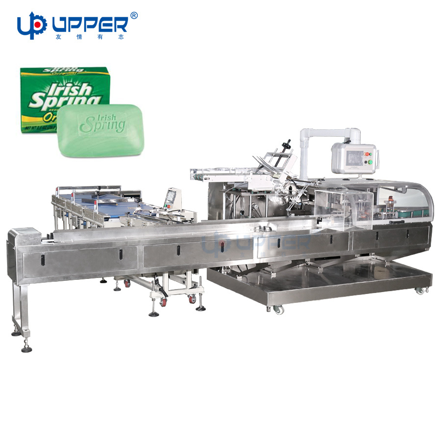 Full Automatic Multifunctional Toilet Soap Bar Cartoning Machine Box Packaging Machine