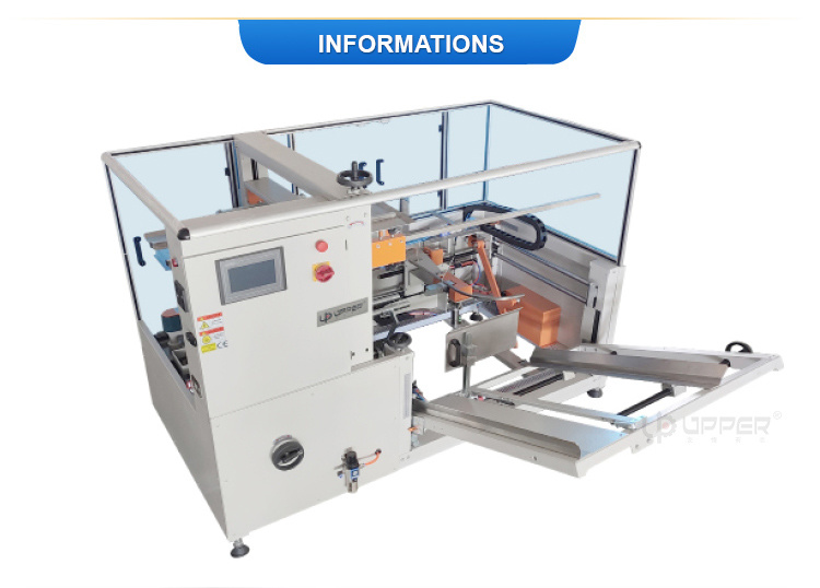 Convenient Automatic Box Rack Mechanism Box Machine Sealing Tape Size Carton Packing Case Rack Machine Upb Bottom Sealing Machine