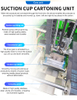 Small Solid Alcohol Case Packer Aspiration Module Automatic Grabbing Packing Machine Corrugated Box Robotic Carton Packer