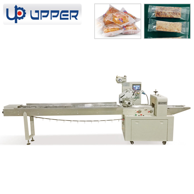 Easy Operation Automatic Pastry Horizontal Flow Packaging Machine