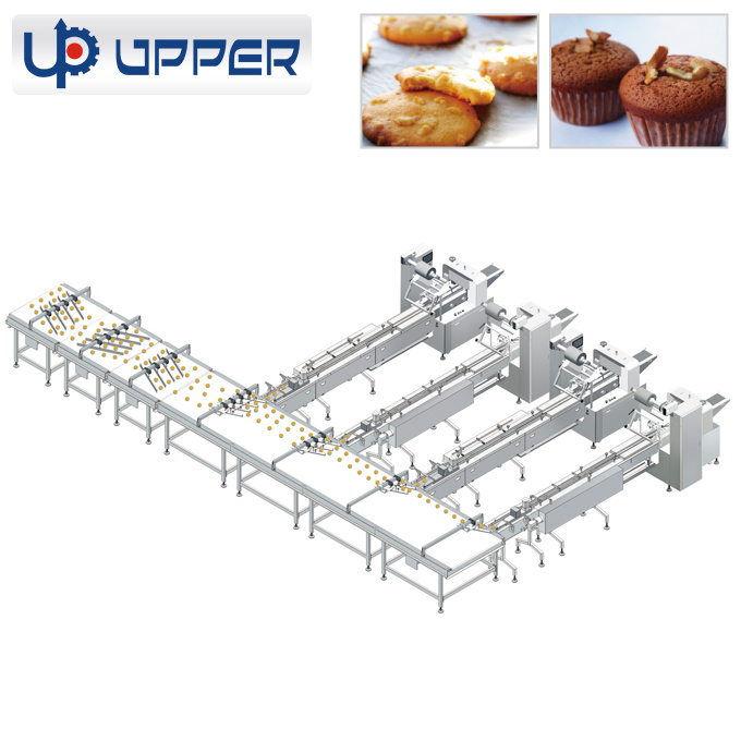 Easy Operation Automatic Pastry Horizontal Flow Packaging Machine