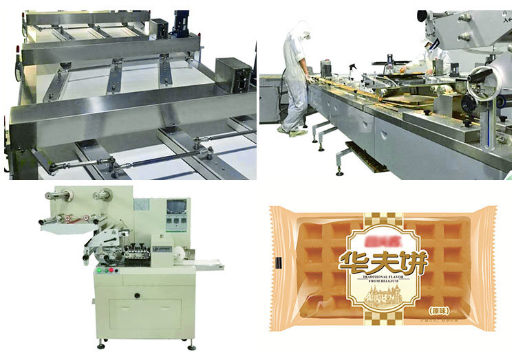 Waffle Biscuit Chisp Automatic Feeding and Packing Line