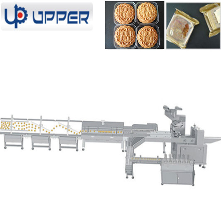 Automatic Pillow Horizontal Food with Tray Packing Line