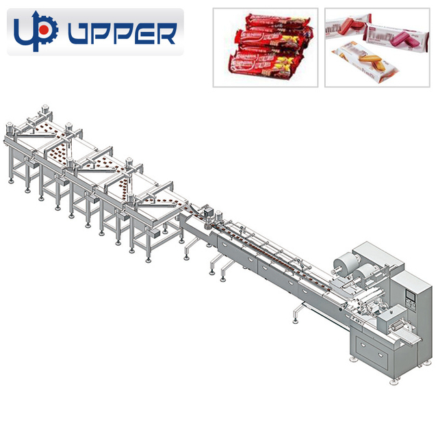 Chocolate Chocolate Bar Automatic Packing Line with The Cold Film with Gusse-Insert