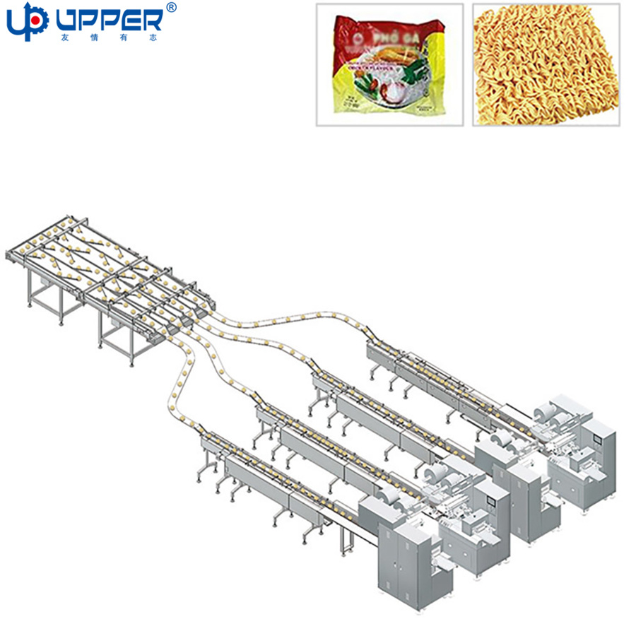 Automatic Feeding and Packing Line Instant Noodle Packaging Machine