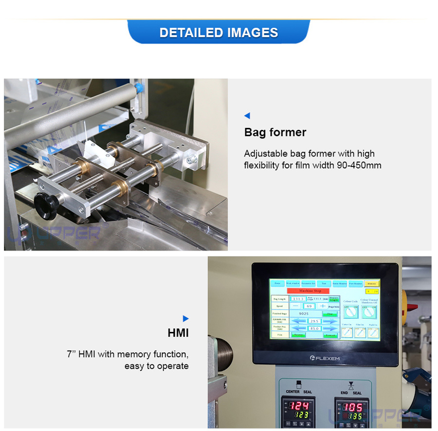 Dry Food Pillow Wrapping Packaging Machine