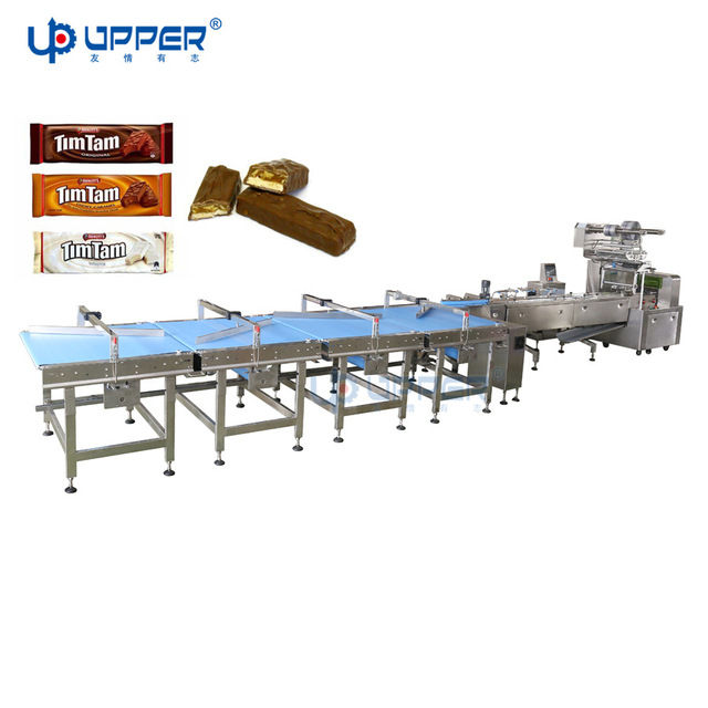 Automatic Chocolate Protein Bar Packaging Machine High Speed