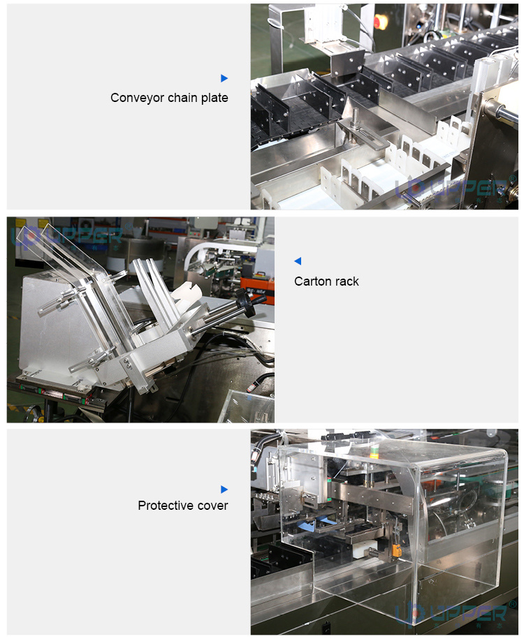 Automatic Horizontal Face Mask / Biscuit / Chocolate /Film Roll Bag Carton Box Packing Machine