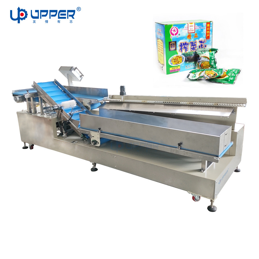 Sauce Pack Sachet Sorter Cold Granules Health Products Snack Pouch Automatic Sorting Machine for Small Food Bag Packing