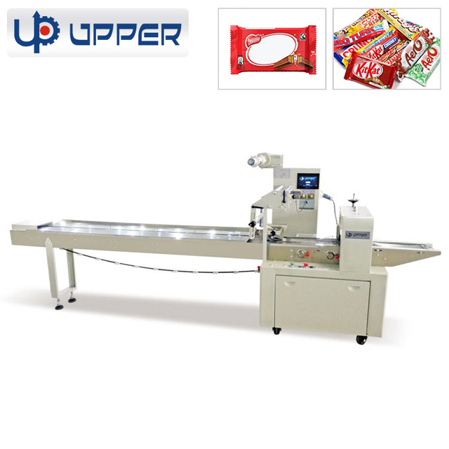 Packmate Fully Automatic Plastic Bag Food Tray Wrapper Packing Bread Bagging Horizontal Flow Wrapping Packing Machine