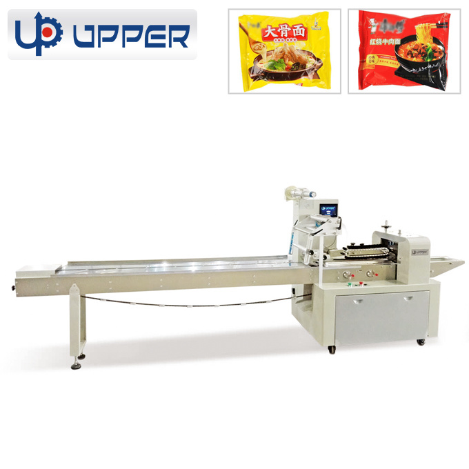 Biscuits Noodles Breads Burgers Buns Flow Food Packing Packaging Machine Machinery