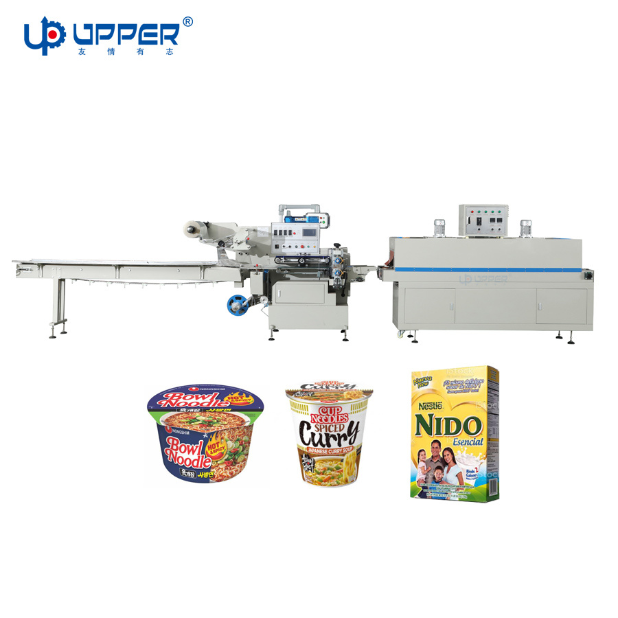 Automatic Shrink Wrapper Shrink Wrap and L-Rod Sealer Tunnel Conveyor Line Packing Sleeve Machine