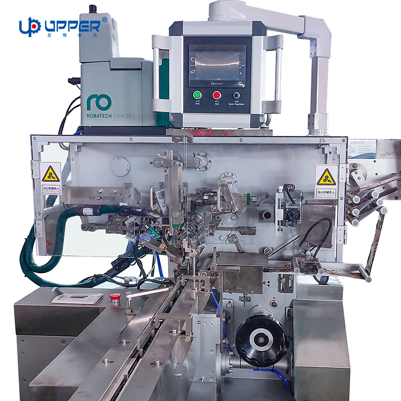 Automatic Chocolate Bar Energy Bar Pillow Production Packaging Machine Line and Horizontal Packaging Machine Production Line with Film Automatic Packaging