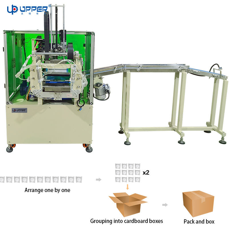 Small Solid Alcohol Case Packer Aspiration Module Automatic Grabbing Packing Machine Corrugated Box Robotic Carton Packer