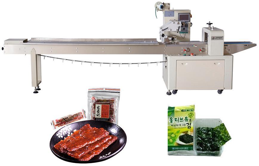 High Quality Customized Daily Necessities Cookies Waffle Cookies Wafer Cookies Bread Beef Jerky Pork Jerky Seaweed Fully Automatic Pillow Packing Machine