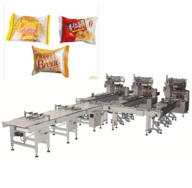 Automatic Feeding, Sorting, Stacking and Feeding Food Packaging Line Chocolate Biscuit Packaging Machine Ex-Factory Price Upper