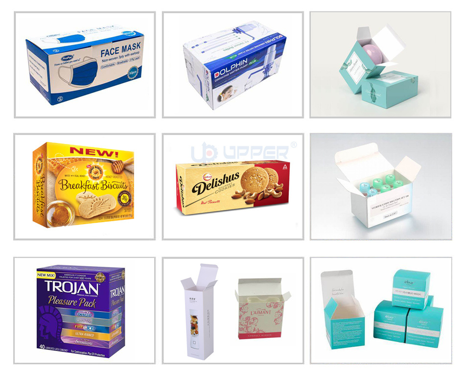 Mini Small Tissue Box Carton and Sealing Machine for Facial Tissues Box with Glue Machine