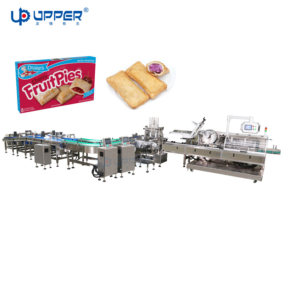 Foshan Upper Automatic Red Bean Pie Bag Carton Box Packing Machine