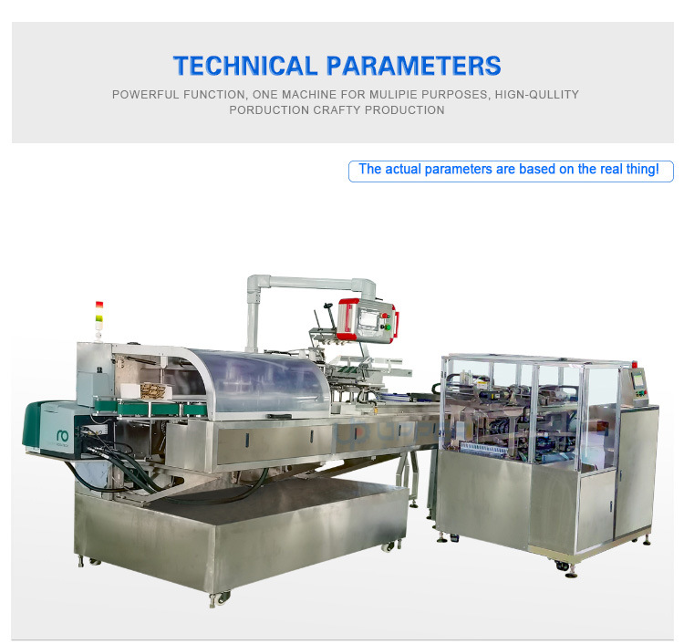 Upper Automatic Bagged Biscuit Bread Chocolate Cookie Pillow Packaging Machines Sink Counting Collection Horizontal Box Packing Machine Cartoning Machine Line