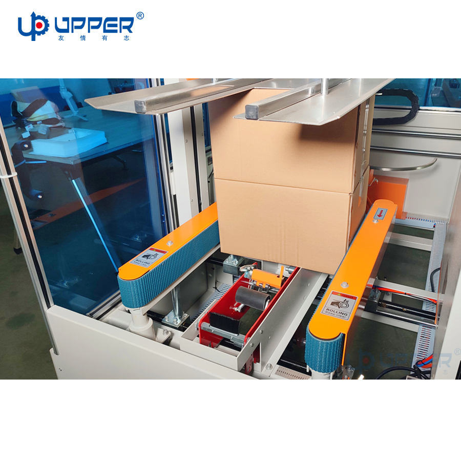 Convenient Automatic Box Rack Mechanism Box Machine Sealing Tape Size Carton Packing Case Rack Machine Upb Bottom Sealing Machine