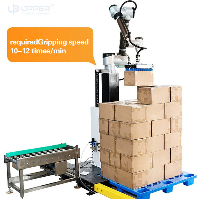 Factory Electric High-Speed Automatic Carton Stacker Robot Manipulator Stacking Machine