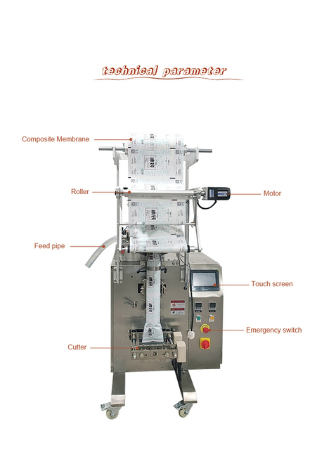 Vertical factory liquid automatic liquid bag filling machine for Milk Juice Fruit Jelly Honey Chocolate Sauce
