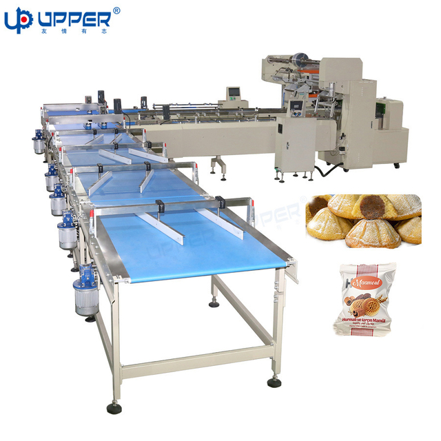 Hurmah Mamul Jujube Paste Pie Energy Bar Chocolate Food Plastic Sealing Automatic Feeding Transport with Packaging Machinery Automatic Packing Line