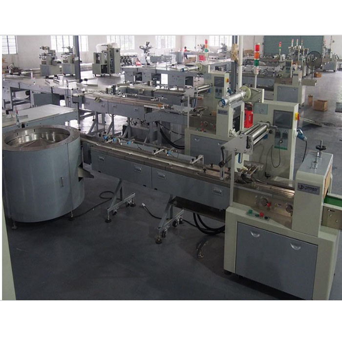 High Speed Automatic Feeding and Packaging Machine Line