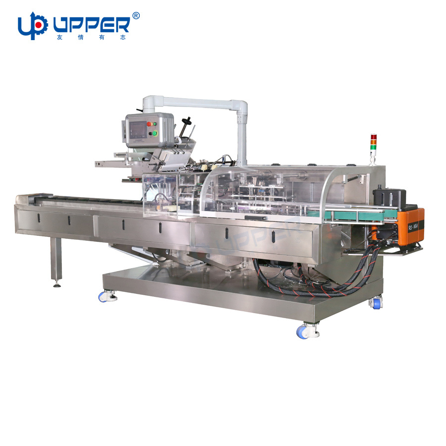 Pharmaceutical Automatic Sachet Toothpaste Blister Tube Box Carton Packing and Cartoning Machine