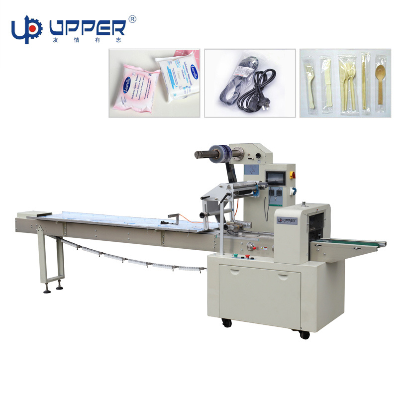 Cake /Bread Bun / Chocolate / Biscuit Cookies Horizontal Packing Equipment Packaging Machine