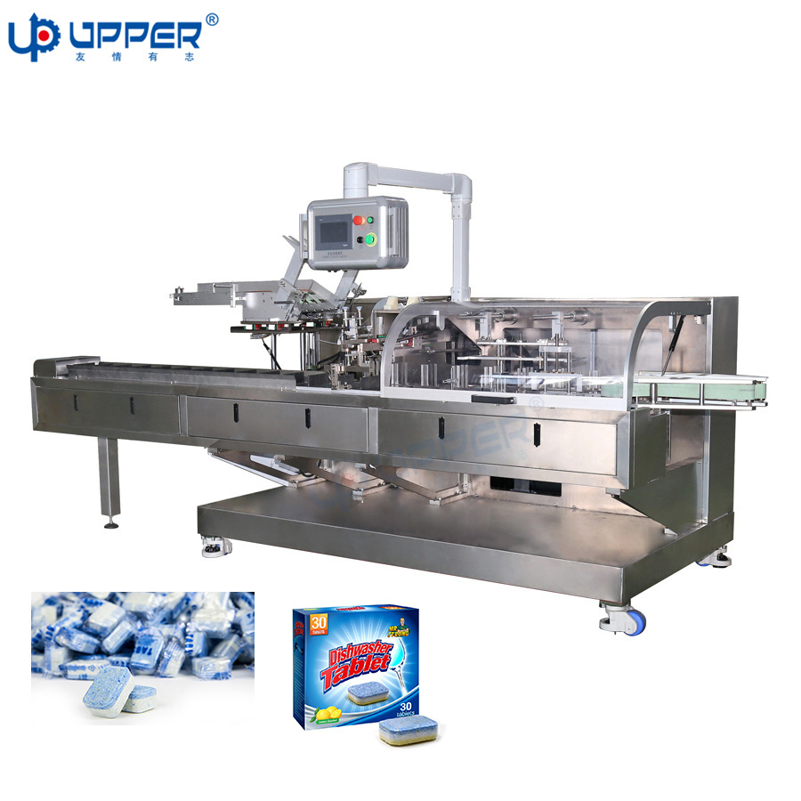 Automatic High Speed Soap Soap Dishwashing Block Supply Washing Machine Disinfecting Block Packaging Machine Carton Packaging Machine