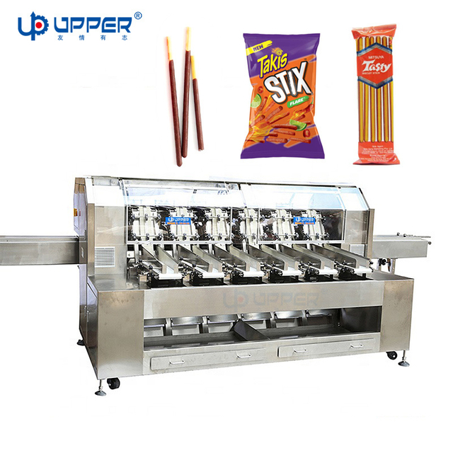 Fully Automatic Strawberry Flavor Vanilla Flavor White Chocolate Milk Flavor Injection Cored Cookies Slender Strip Cookie Bag Pillow Count Packaging Line
