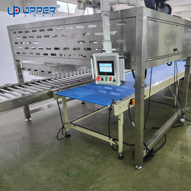 Large Scale Packaging Machine System Fully Automatic One Pull Five Count Collection Cupcake Bread Biscuit Chocolate Bar Pillow Horizontal Packing Machine Line