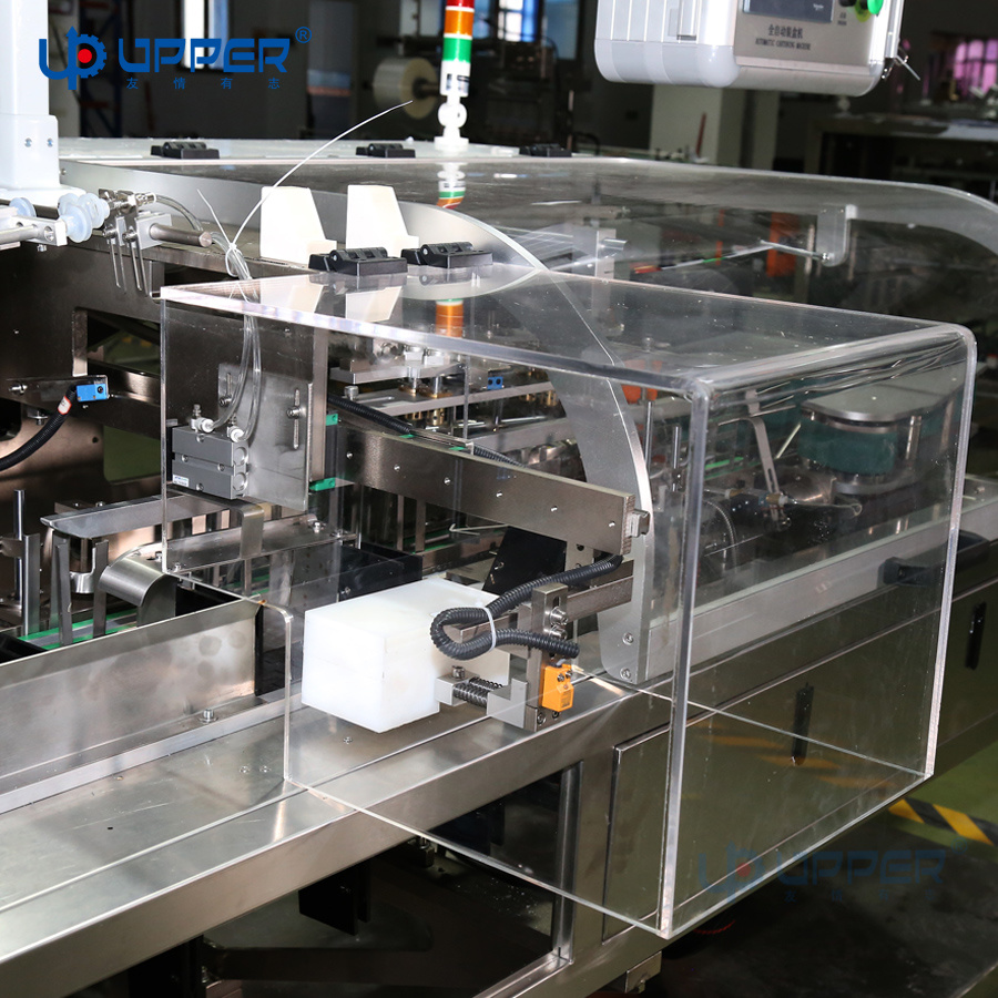 Coffee Box Cartoner Packaging Machine Fully Automatic Double Side Tape Applicator Cartoner Machine