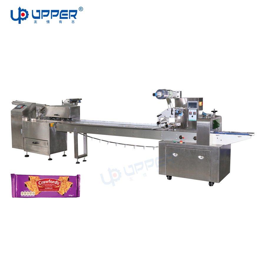 Biscuit Packing Machine With Stacker