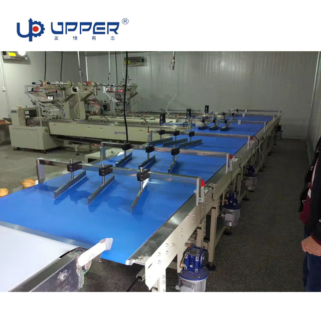 High Speed Automatic Biscuit Packaging Line with Continuous Stacker Cookies Packaging Machine