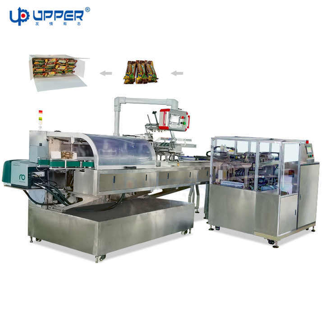 High Speed Biscuit Bread Chocolate Bar Soap Pookie Pillow Packaging Machinery Sink Counting Collection Horizontal Box Packing Machine Cartoning Machines Line