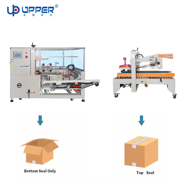 Convenient Automatic Box Rack Mechanism Box Machine Sealing Tape Size Carton Packing Case Rack Machine Upb Bottom Sealing Machine