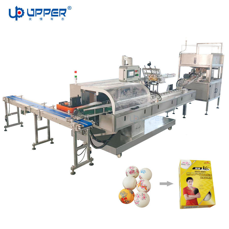 Multifunctional Table Tennis Billiards Golf Ball Automatic Packing Machine Horizontal Ball Automatic Packing Machine