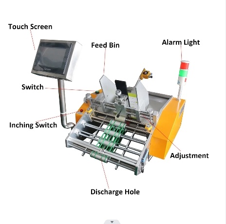 Kraft Paper, Letter Paper, Red Envelope and Colored Paper Automatic Counting Friction Feeder Can Be Connected to Automatic Packaging Pillow Flow Packing Machine